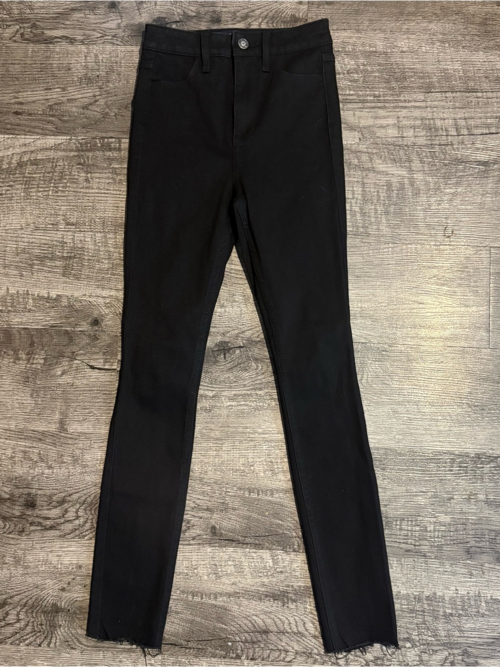 HOLLISTER Jeans Women’s 00R Black High Rise Skinny Stretch Denim